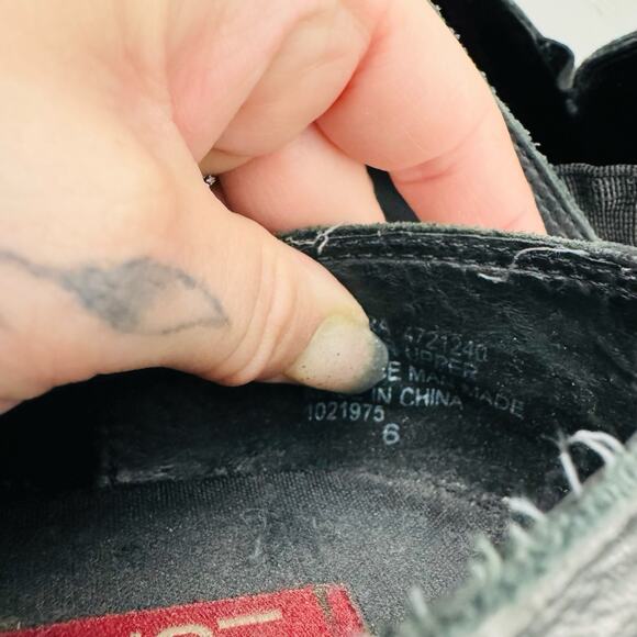 Esprit Black Leather Platform Loafers Women’s Size 6 - Picture 10 of 11